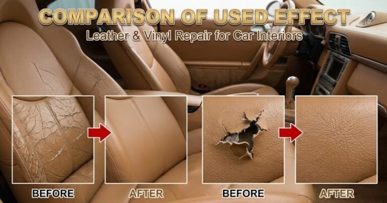 Car Leather Repair Kit: 7 Easy Steps to Fix Cracks & Tears