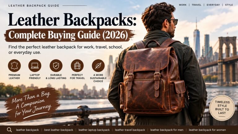 Leather Backpacks: Complete Buying Guide (2026)